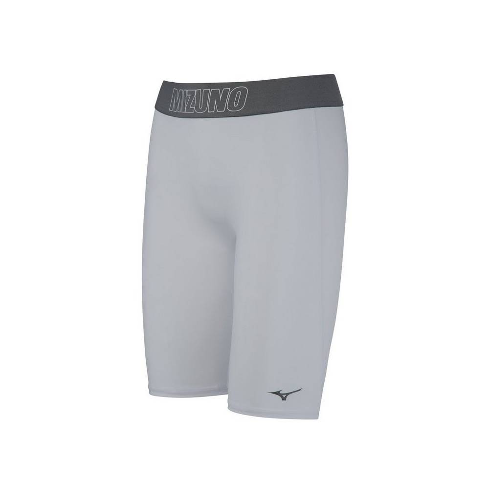 Damske Šortky Mizuno Compression Sliding Siva Vypredaj XTUP96183
